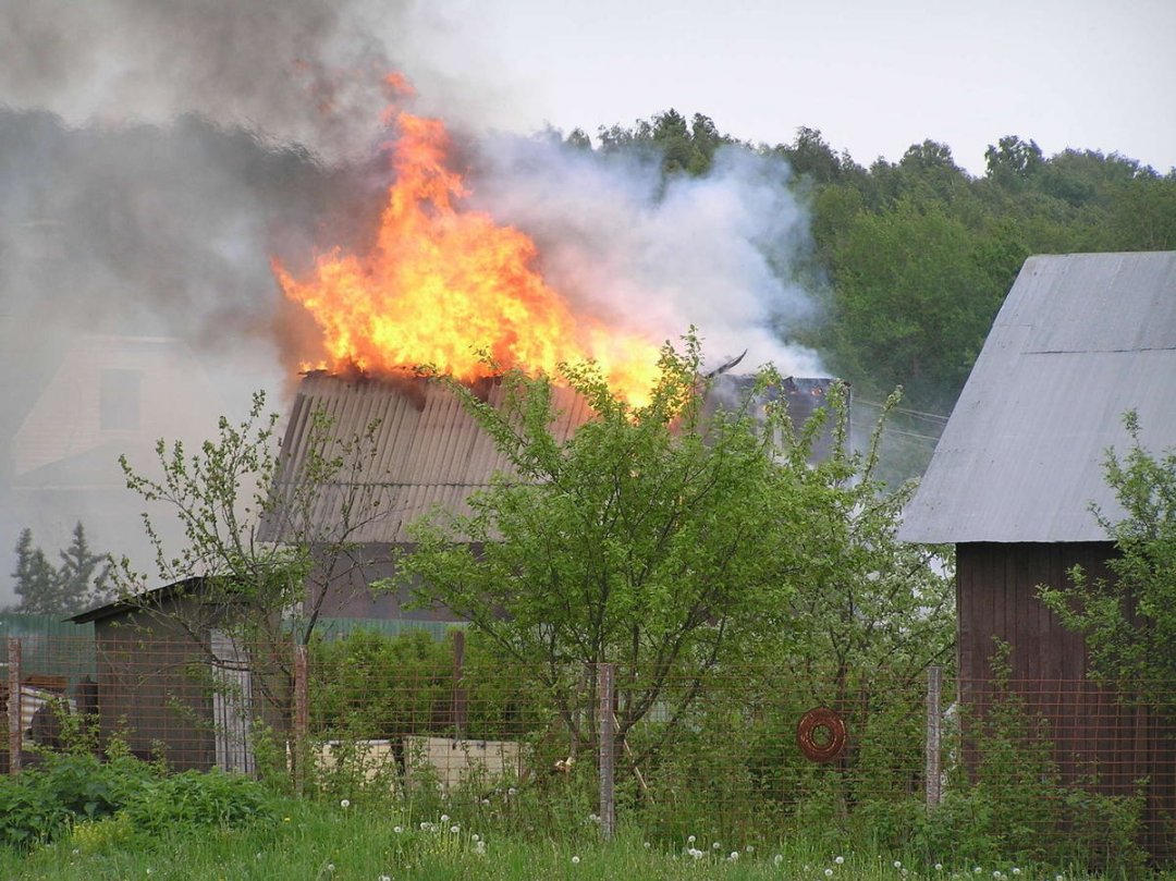 Пожар в частном домовладении в Красносулинском районе